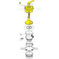 Diagram of CMP Valve Top Assembly for Pentair 261177, 261173, 1.5" 27508-150-100 from Discount Pool Mart DPM.