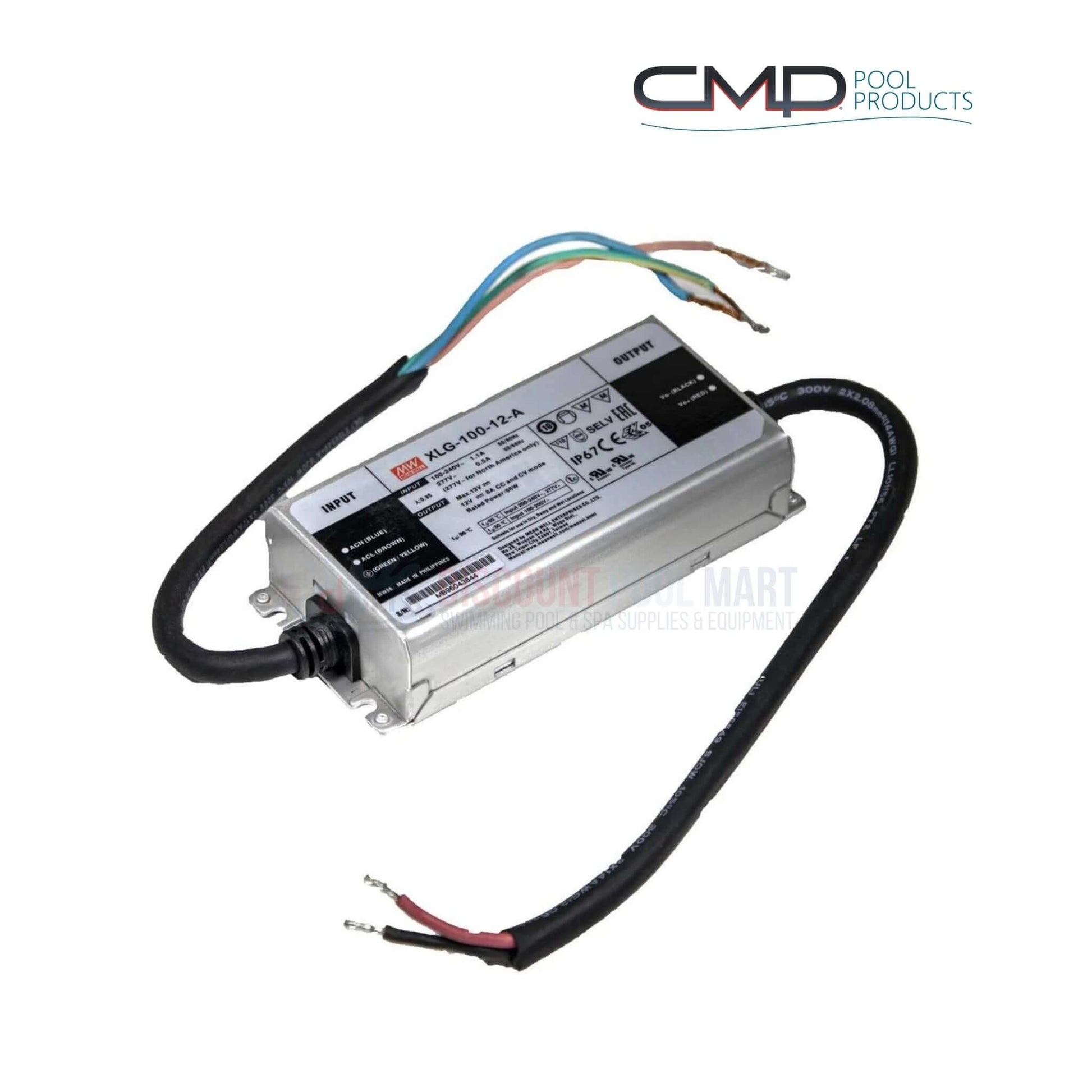 CMP Waterfall Control Power Supply, 12V, 100W, model 25650-110-200, from Discount Pool Mart.