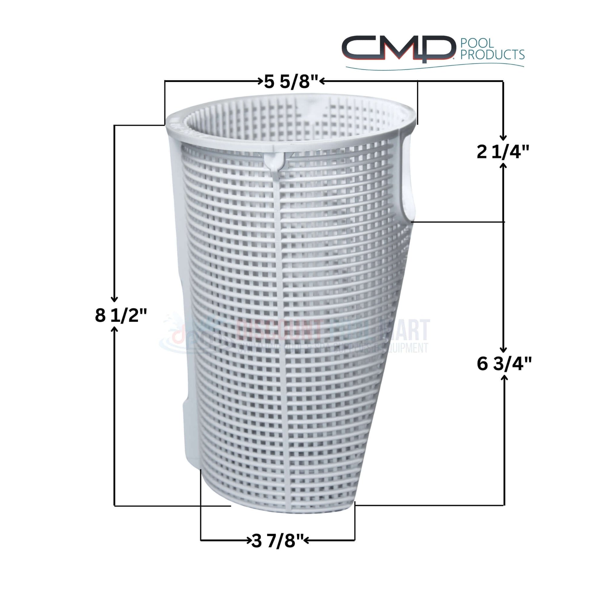 CMP Basket dimensions for Hayward Super II Pumps, compatible with SPX3000M, available at Discount Pool Mart DPM.