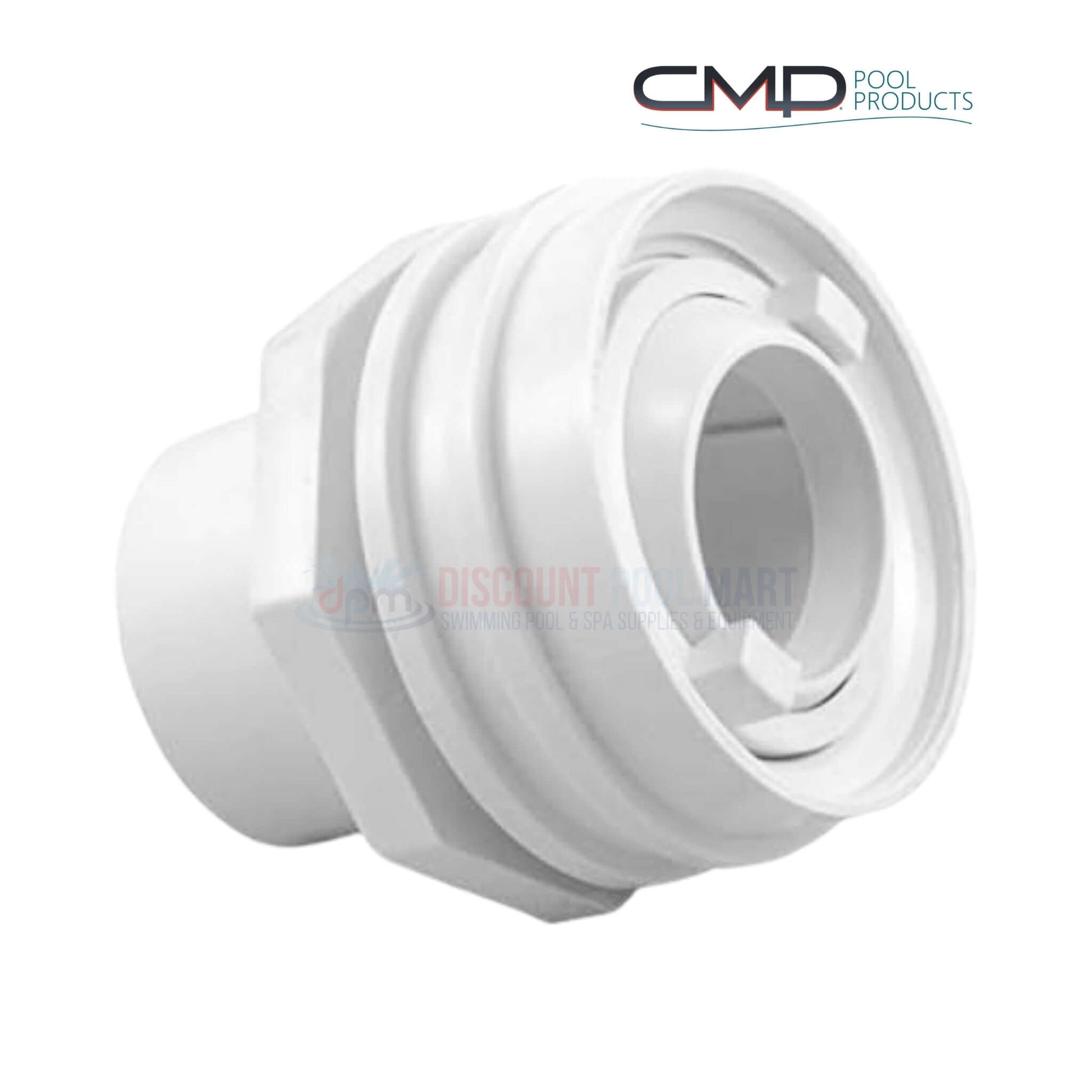 CMP Flush Mount Return Fitting in white, 25555-000-000 from Discount Pool Mart DPM for pool systems.