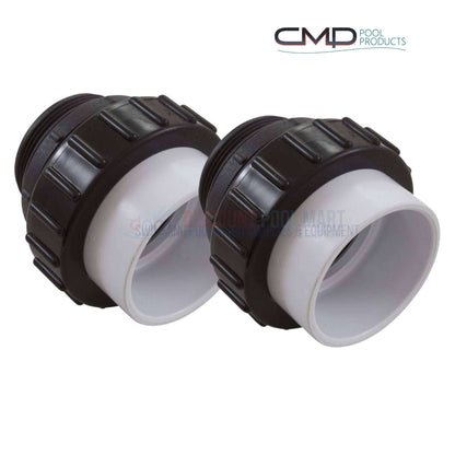 CMP Hi-Temp Union for Whisperflo & Intelliflo 2.5" | 2 Pack | Durable pool connection | Discount Pool Mart DPM