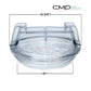 CMP Pump Lid 25304-000-020 for Pentair Max-E-Glas and Dura-Glas, clear design for easy visibility, Discount Pool Mart DPM.