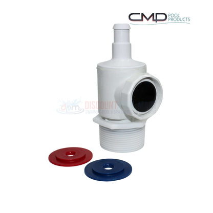 CMP replacement for Polaris UWF Connector Assembly with red and blue restriction washers from Discount Pool Mart DPM.