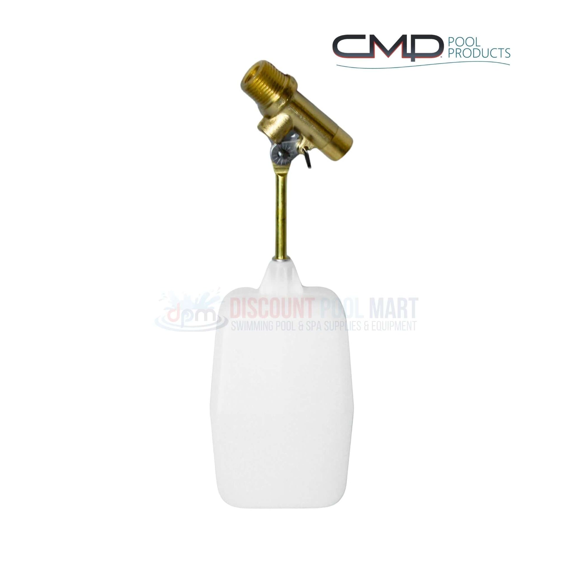 CMP Water Leveler Float Valve 25504-000-400 with 3/8" brass connection for swimming pools at Discount Pool Mart DPM.