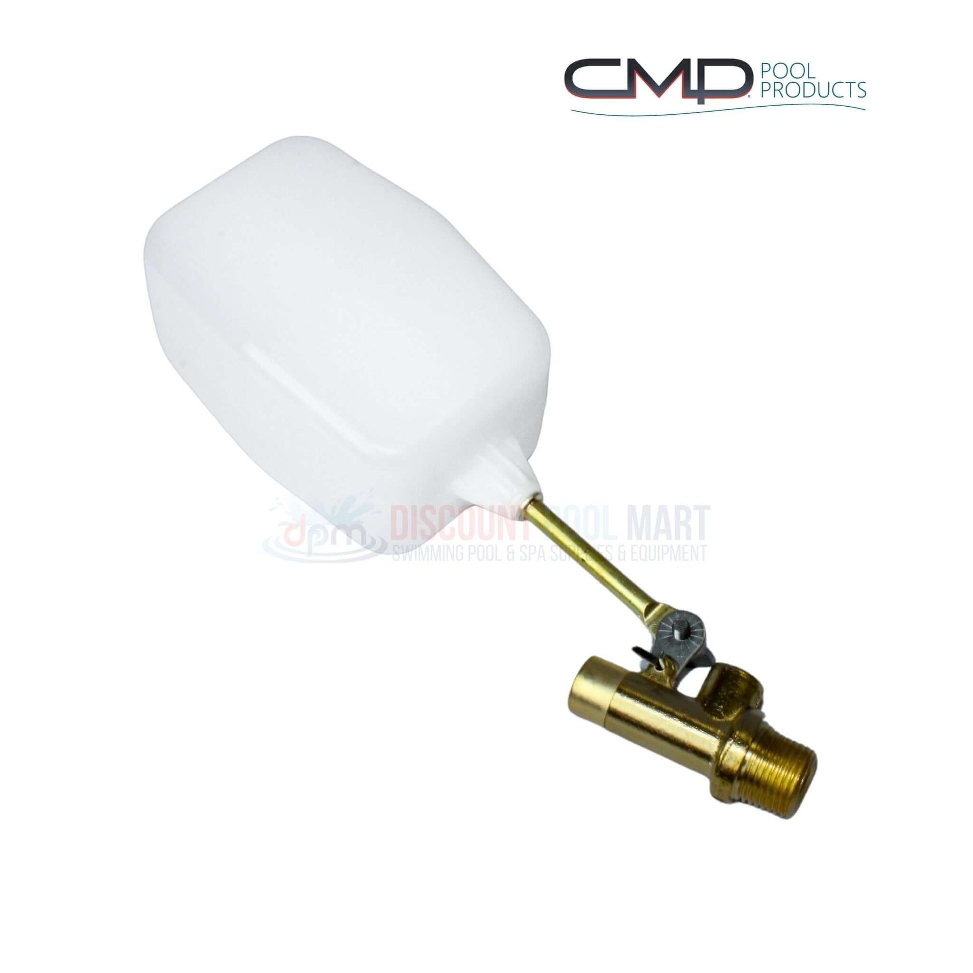 CMP Water Leveler Float Valve 3/8" Brass by Discount Pool Mart DPM, durable auto refill for pools and spas.