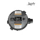 Top view of CS100 | Jandy 100 Sq. Ft. CS Cartridge Filter showing labels and connectors, ideal for Discount Pool Mart pool supplies.