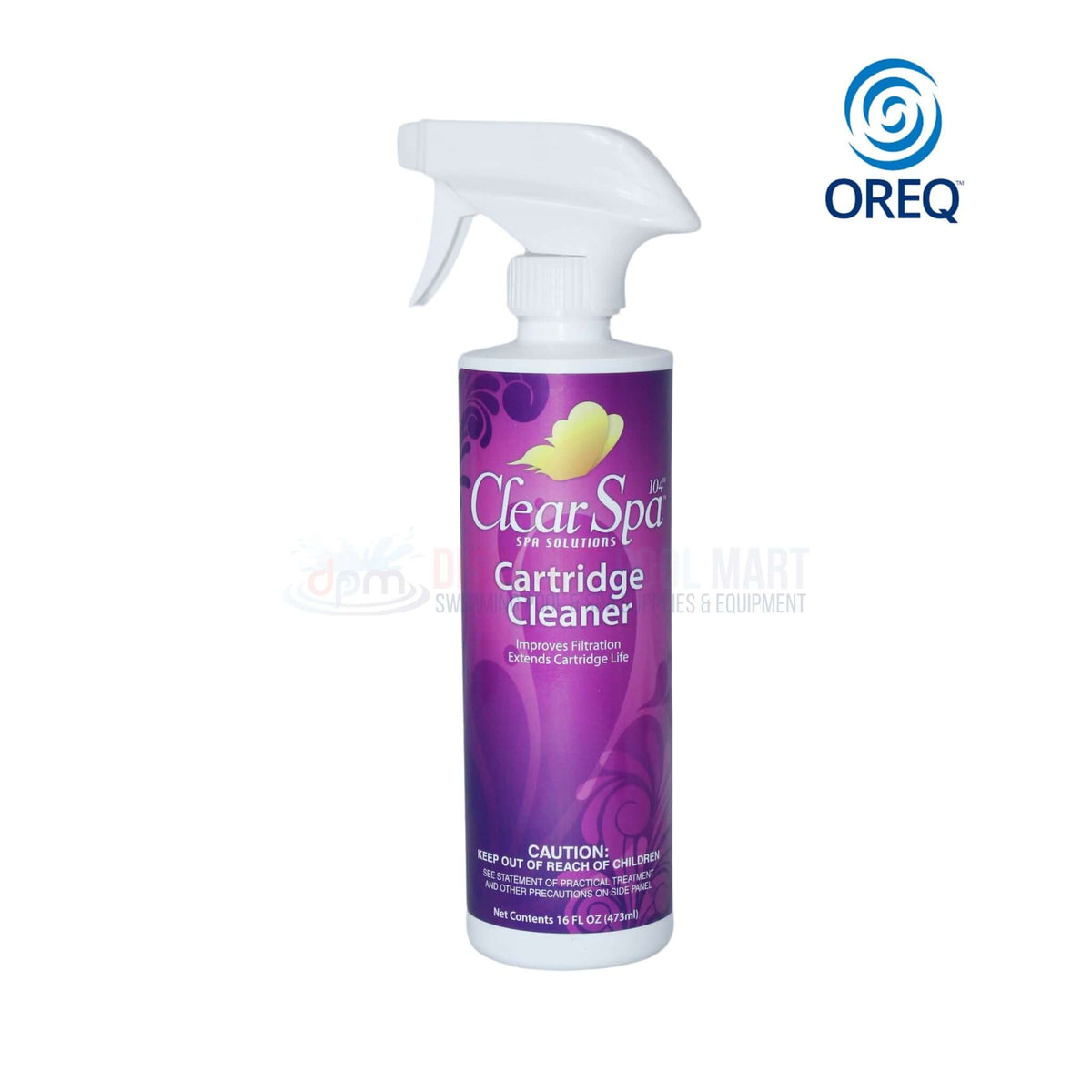 Clear Spa Cartridge Cleaner 16 oz CSLCCPT12, effective solution for spa filter maintenance from Discount Pool Mart DPM.