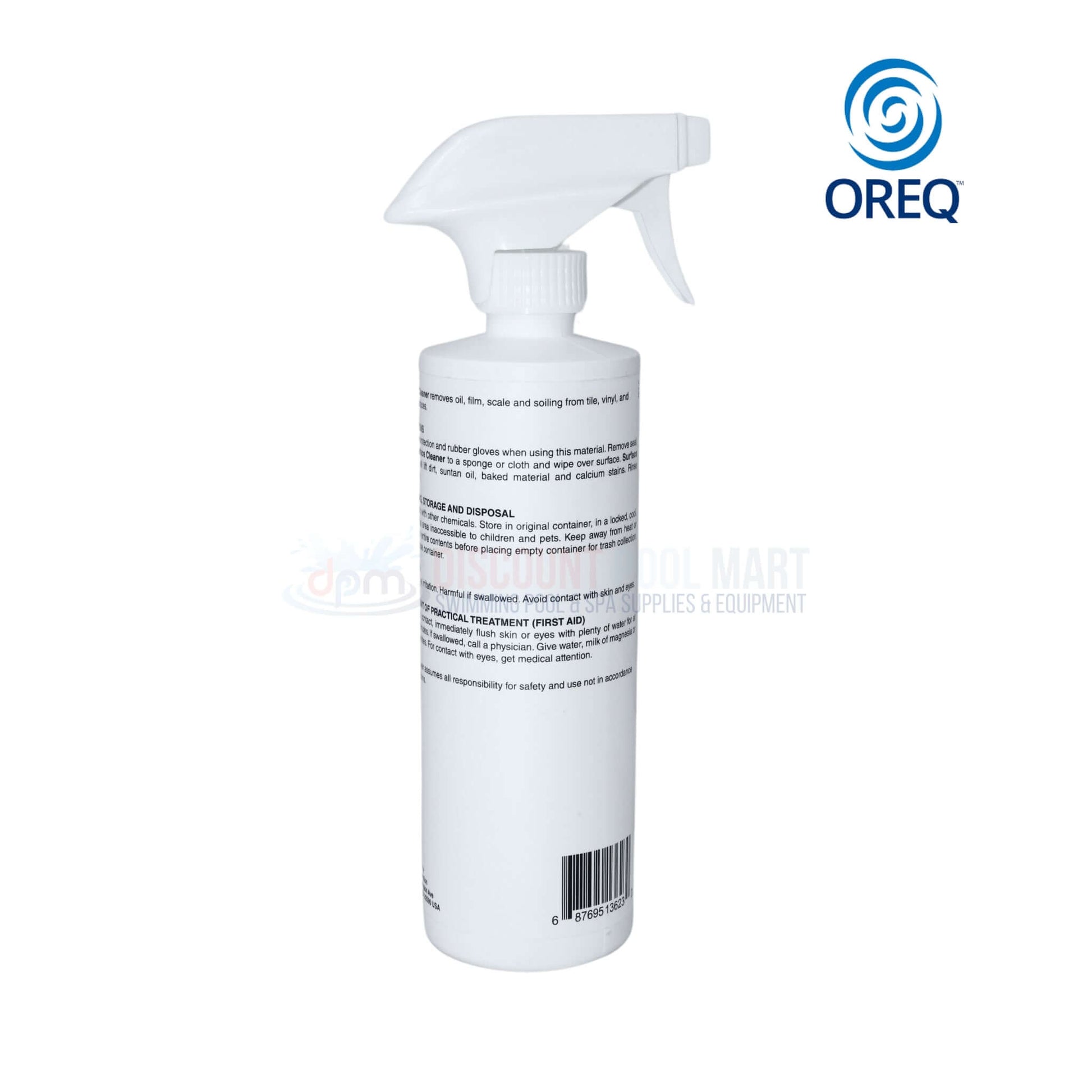 Clear Spa Surface Cleaner 16 oz CSLSCPT12 from Discount Pool Mart removes grime without damaging surfaces.