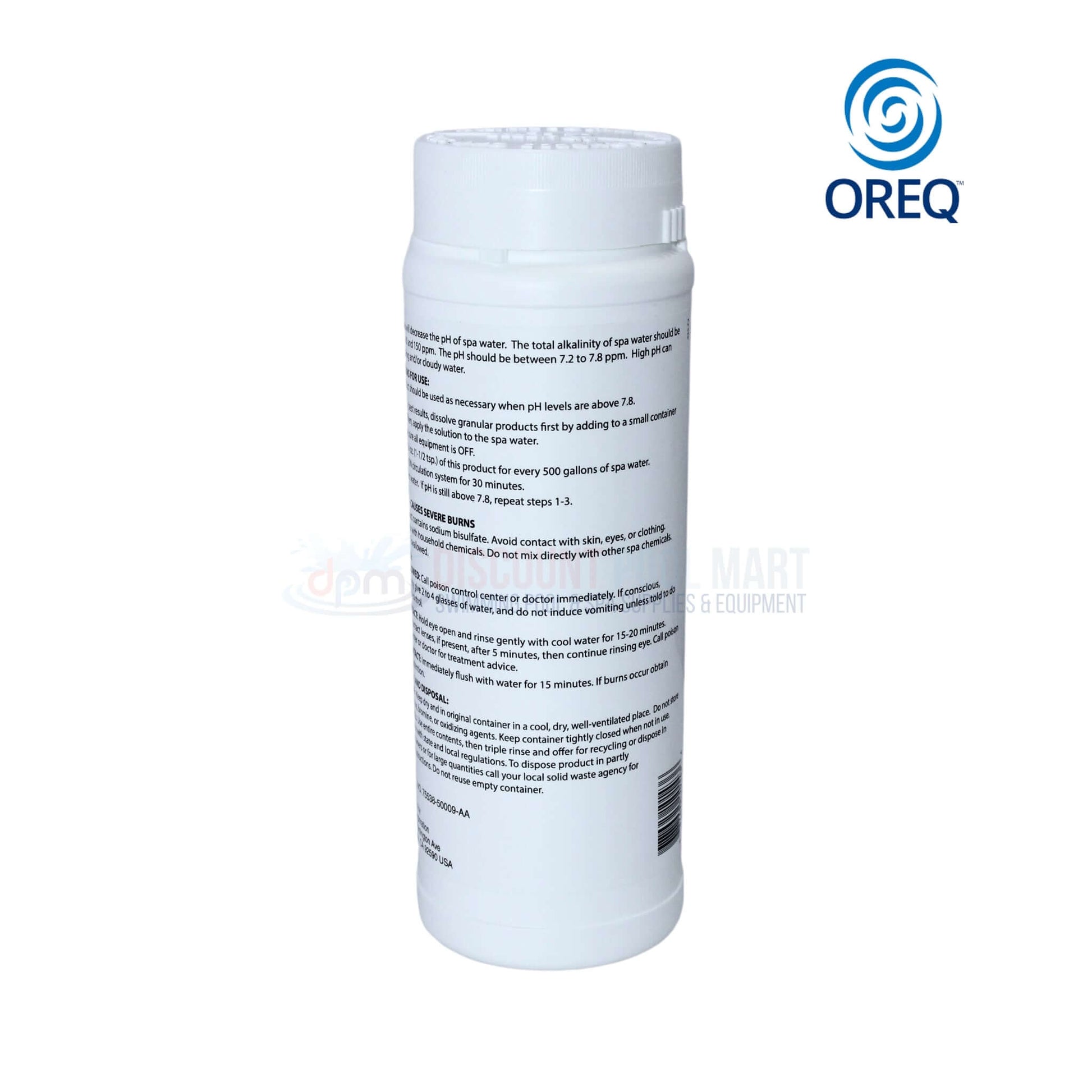 ClearSpa pH Minus CSSB003 3 lbs, fast-dissolving pH reducer for spas by Discount Pool Mart DPM.