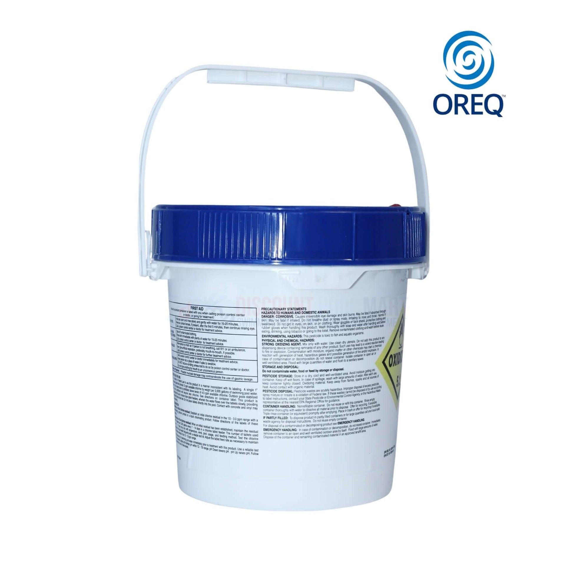 ClearView 1" Tabits Slow Dissolving Chlorine Tablets bucket from Discount Pool Mart DPM | 5 lbs | CVTS005