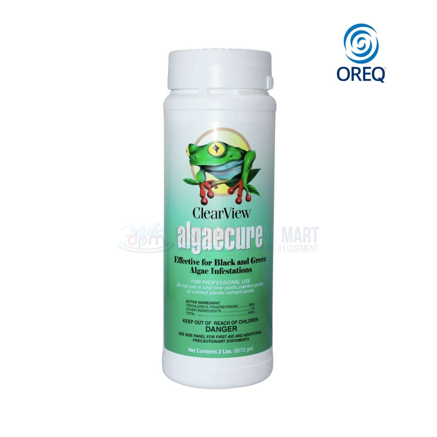 ClearView AlgaeCure Black Algae Killer Granular Trichlor 2lb by Discount Pool Mart - effective algaecide for pools.