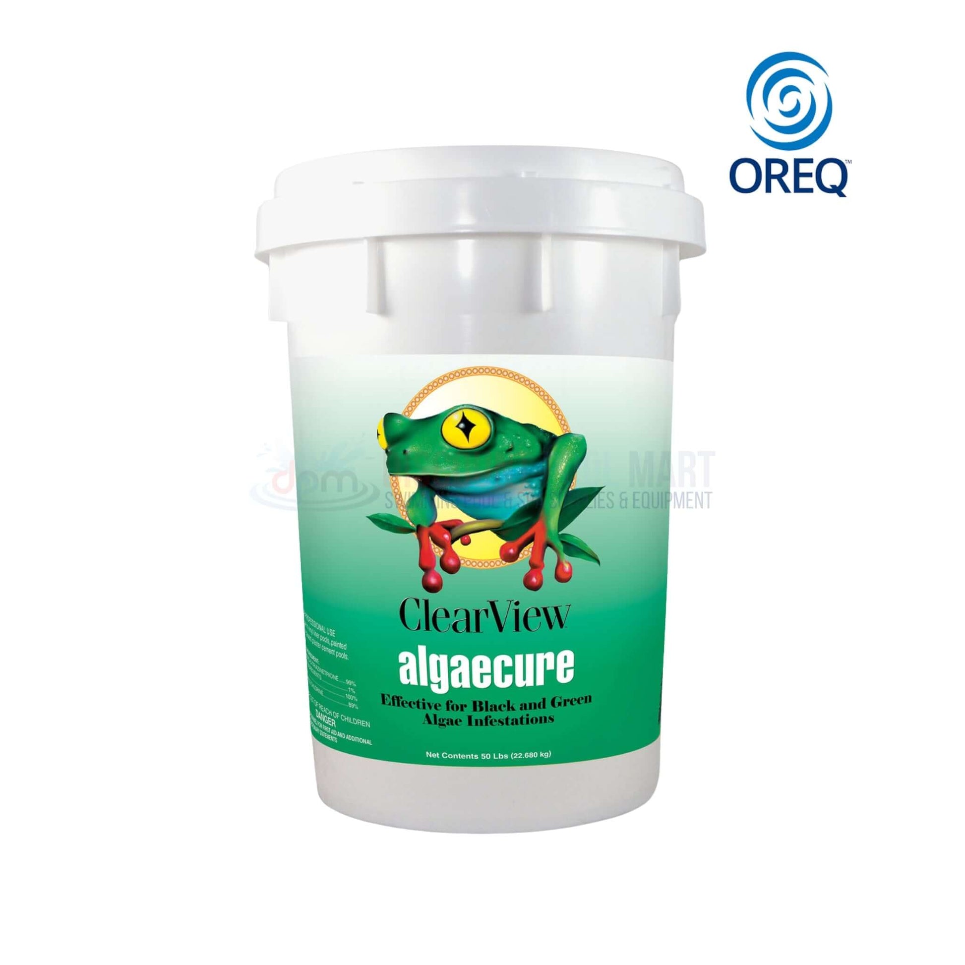 ClearView AlgaeCure Black Algae Killer Granular by Discount Pool Mart, ideal for eliminating black and green algae infestations.