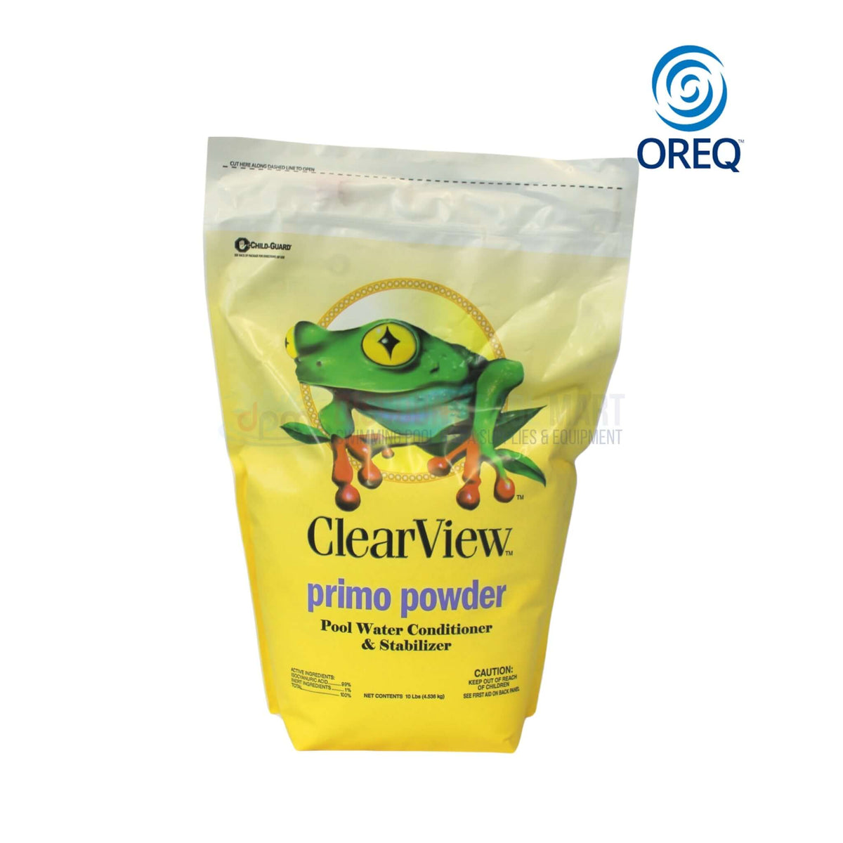 ClearView Primo Powder Conditioner & Stabilizer 10 lbs from Discount Pool Mart DPM for effective pool water treatment.