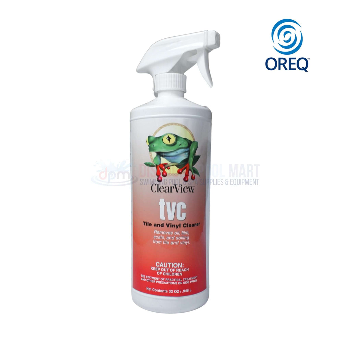 ClearView TVC Tile & Vinyl Cleaner 32 oz from Discount Pool Mart, effective for dirt, grime, and stains on floors.