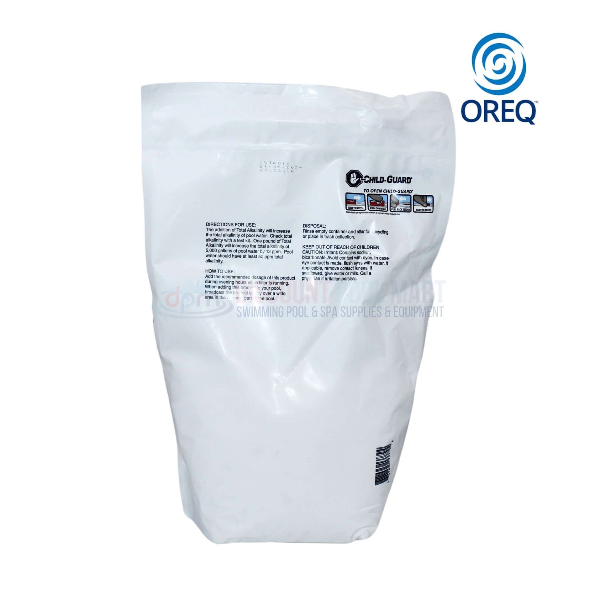 ClearView Total Alkalinity CVTA010 10 lbs from Discount Pool Mart DPM for effective pool water balance.