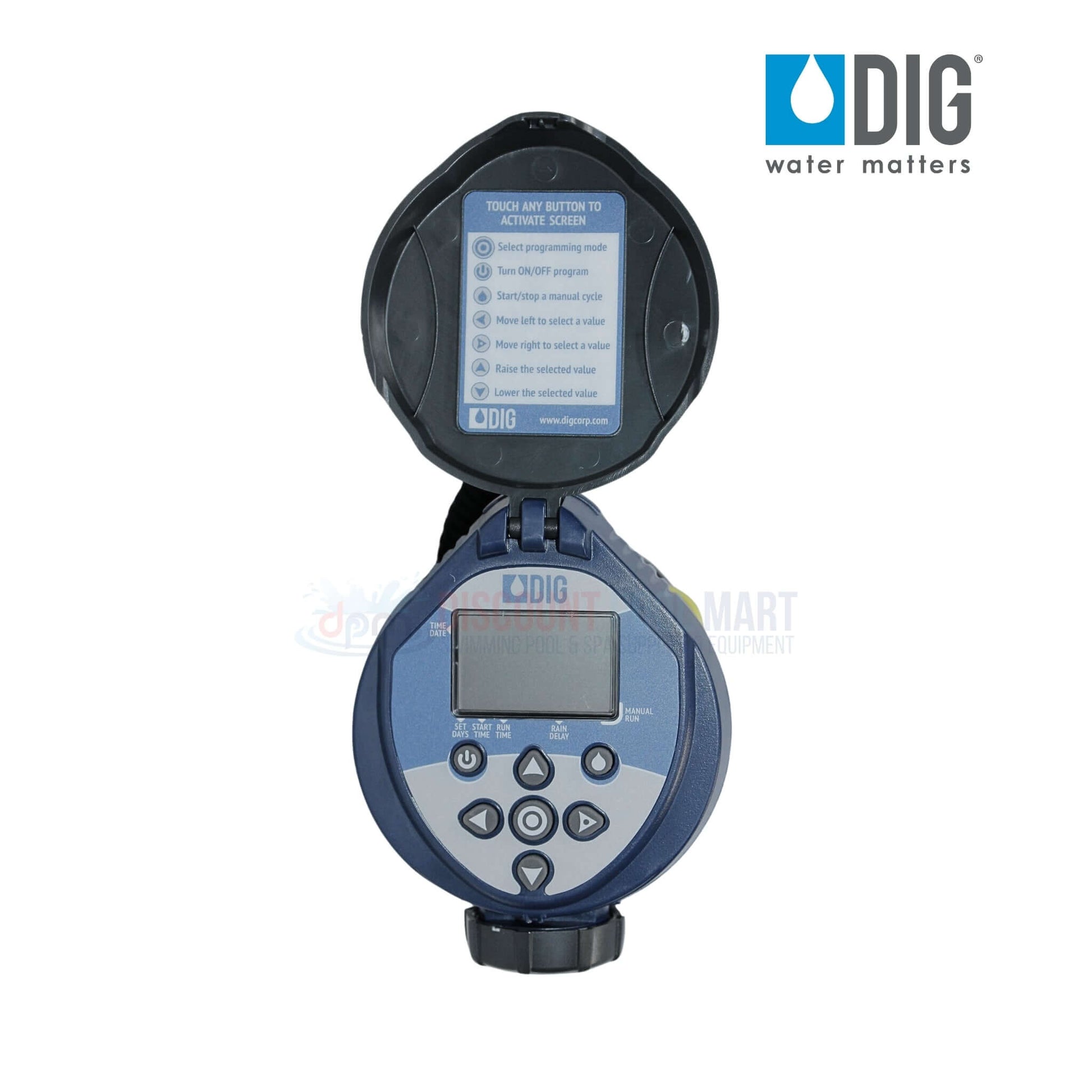 DIG RBC8000 Single Station Anti-Siphon Irrigation Timer Valve - Discount Pool Mart DPM