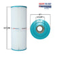 DPM-4950 Cartridge for Pentair Dynamic Series IV by Discount Pool Mart, 50 sq ft filter, SKU R173434.