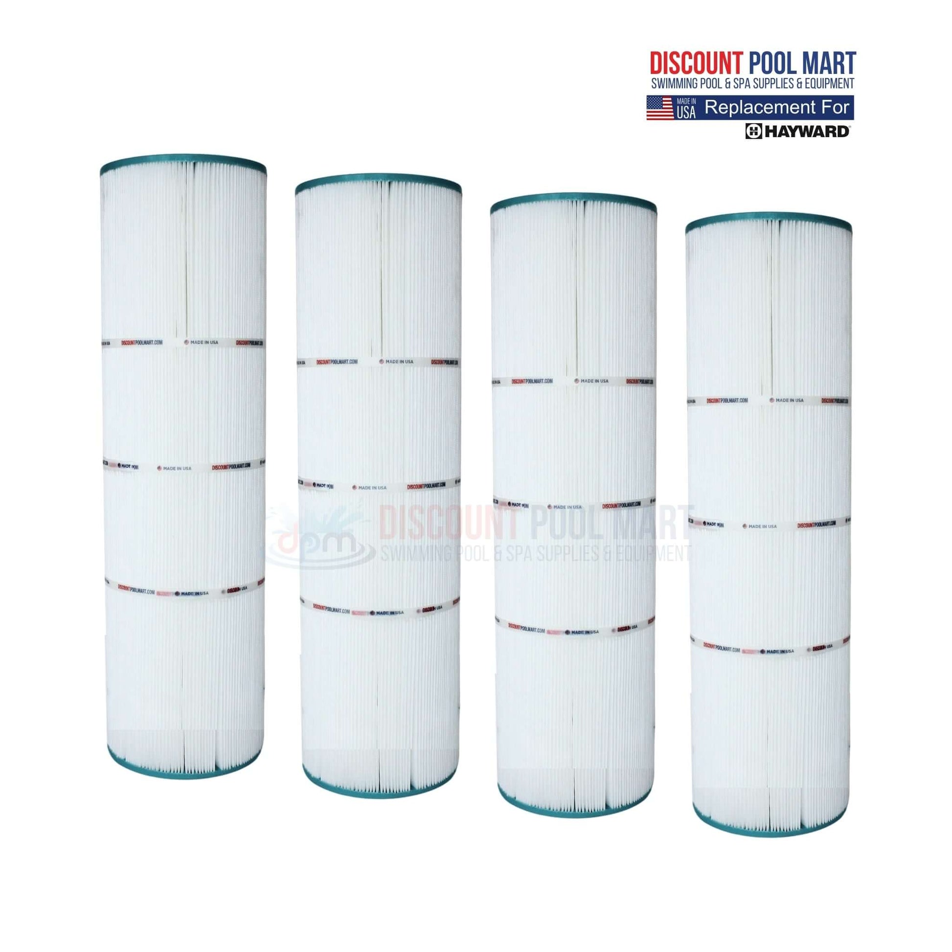 DPM-7483 Cartridge 4-pack for Hayward SwimClear C3020, efficient filtration, Discount Pool Mart, USA-made, 81 sq. ft.