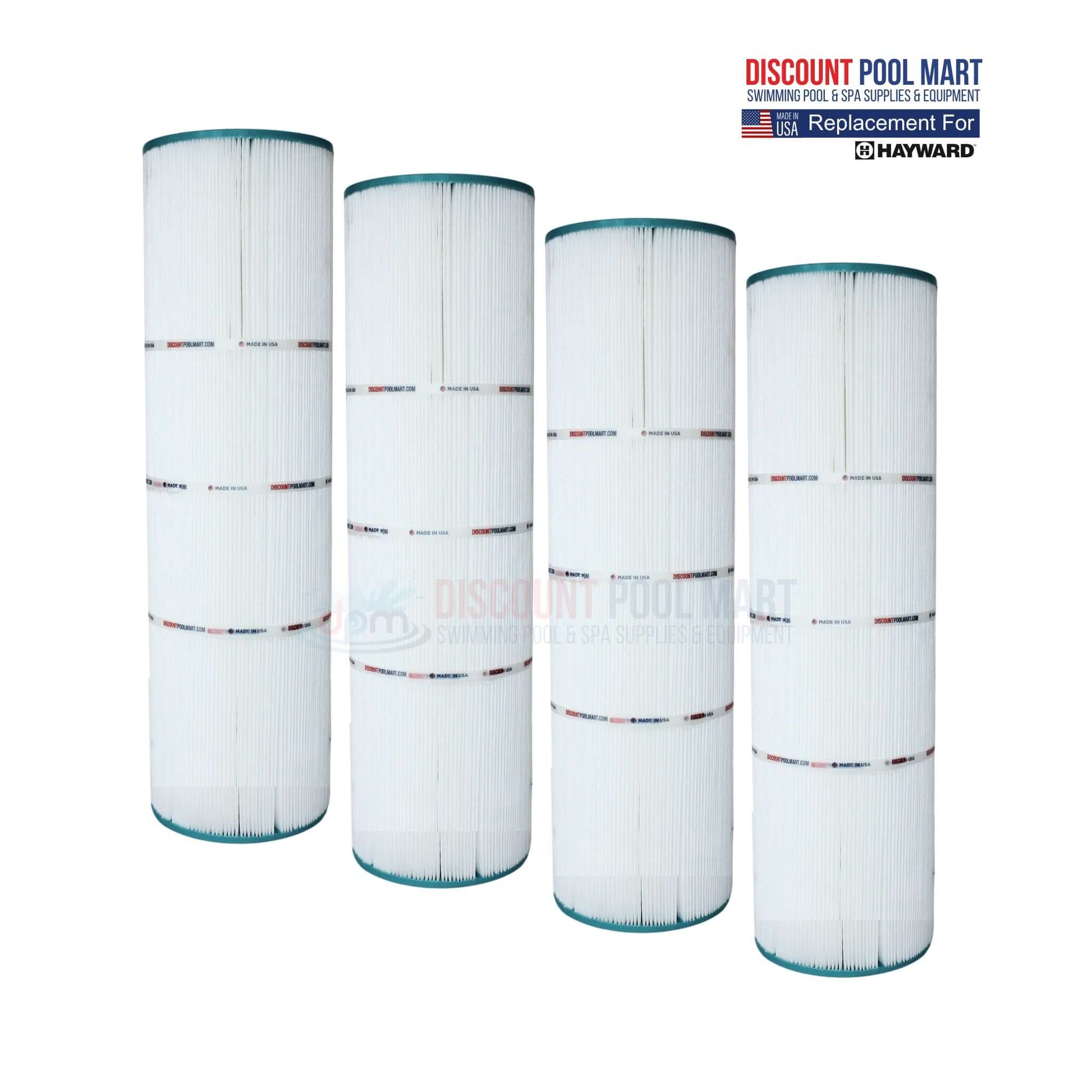 DPM-7656 Cartridge for Hayward StarClear C500 filters, 50 sq. ft., set of 4, Discount Pool Mart replacement