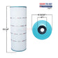 DPM-8414 Cartridge for SwimClear C150S, 150 Sq. Ft. filter by Discount Pool Mart, 23 1/4" tall, replacement for Jandy.