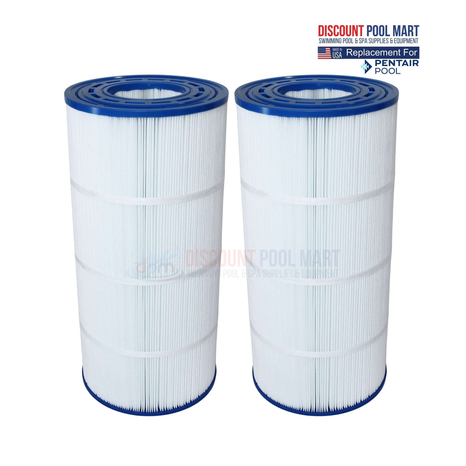 DPM-SR70 Cartridge for Sta-Rite Posi-Flo 70, 70 Sq. Ft., 177008, UHD-SR70 by Discount Pool Mart - 2-pack pleated filter.