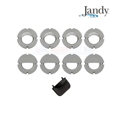 LENSCVRG | Jandy HydroCool Nicheless Light Lens Cover Kit Gray