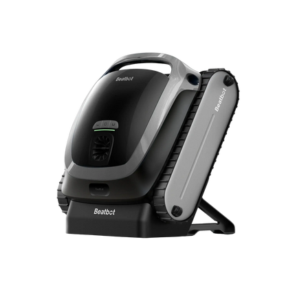 Beatbot P300 Cordless Robotic Pool Cleaner from Discount Pool Mart in sleek black and gray design for easy pool cleaning.