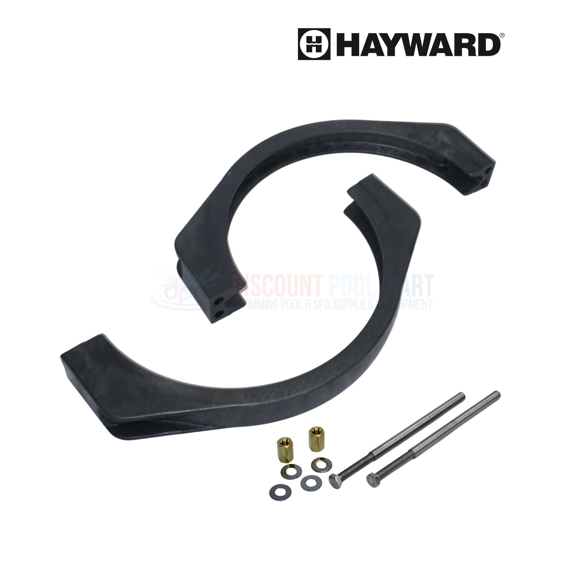 Hayward ECX4000C Perflex Filter Clamp Assembly with bolts and nuts for pool parts from Discount Pool Mart.