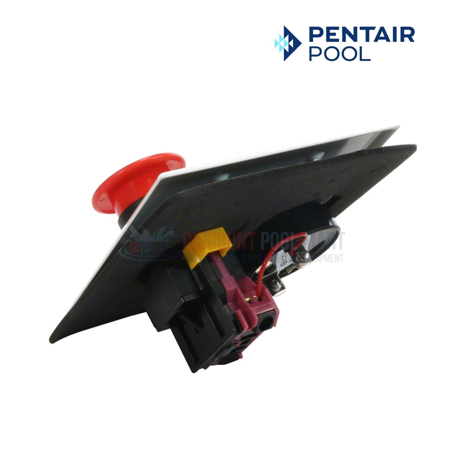 ESO2 | Pentair Emergency Shut off Switch With Alarm, showing red emergency stop button, used in pool safety, by Discount Pool Mart.