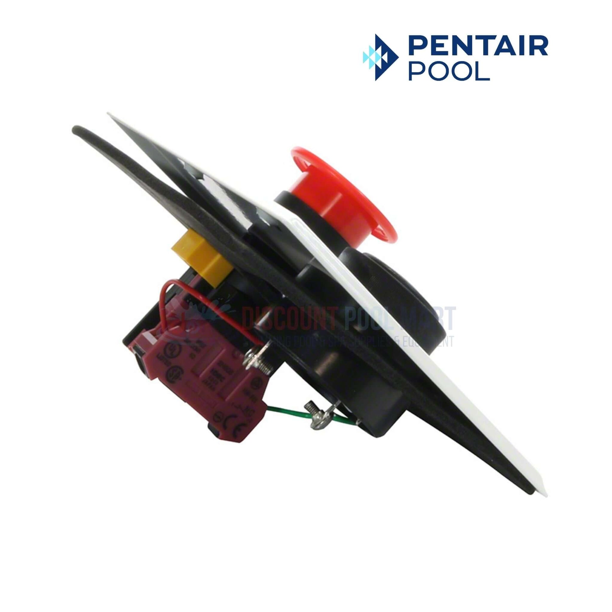 Pentair ESO2 | Emergency Shut off Switch With Alarm showing red button and wiring, ideal for pool safety. Discount Pool Mart.
