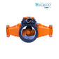 Front view of Kokido Pool Pump, orange and black, essential for pool maintenance, available at Discount Pool Mart. SKU: BWT Group.
