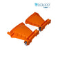BWT Kokido Turbo EV105ASM03 pool vacuum left and right wing extensions in bright orange, OEM quality by Discount Pool Mart.