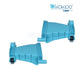 BWT Kokido Turbo EV105ASM03 left and right wing extensions in blue for EV105CBX vacuum, from Discount Pool Mart, swimming pool parts.