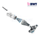 BWT PK Swift Rechargeable Pool Vacuum BC35 parts, showcasing transparent cartridge and filter for effective cleaning at Discount Pool Mart.