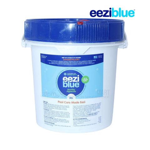 Eeziblue Monthly Algaecide & Water Clarifier 6lb from Discount Pool Mart DPM for crystal clear pools.