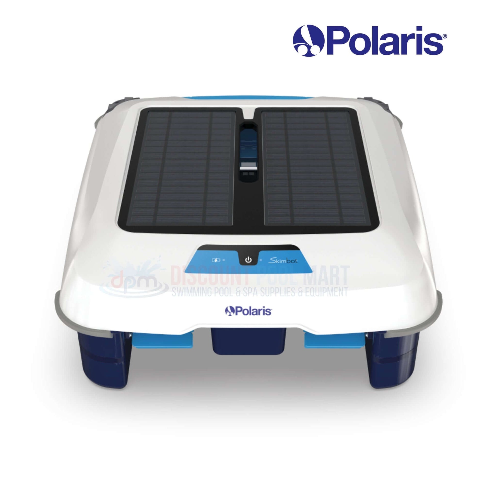 Polaris Skimbot Solar Surface Cleaner FSKIMBOT from Discount Pool Mart DPM, solar-powered robotic pool skimmer.