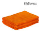FatTowels Kingsized Velour Beach Towel in orange, 36" x 72", SKU FT35, from Discount Pool Mart DPM.