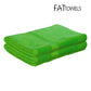 FatTowels Kingsized Velour Beach Towel 36" x 72" Green FT35 from Discount Pool Mart DPM - Luxurious and absorbent.