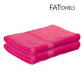 FatTowels Kingsized Velour Beach Towel in pink, 36x72 inches, SKU FT35 from Discount Pool Mart DPM.