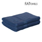FatTowels Kingsized Velour Beach Towel, 36" x 72", Navy Blue, SKU FT35, Discount Pool Mart DPM
