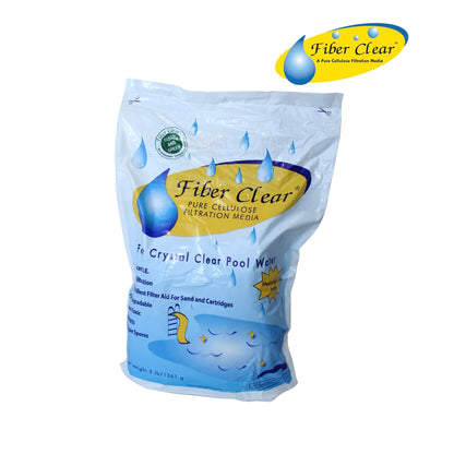FiberClear Cellulose Media 3LB from Discount Pool Mart DPM, eco-friendly alternative for pool filtration, superior clarity.