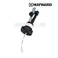 GLX-FLO-RP | Hayward Flow Switch For AquaRite Salt Systems | 15' showing a black and white flow switch with a cable at Discount Pool Mart.