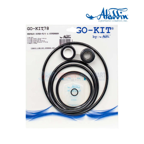 GO-KIT78 | Aladdin O-Ring Kit For Pentair SuperFlo & SuperMax, includes seals and gaskets, from Discount Pool Mart.