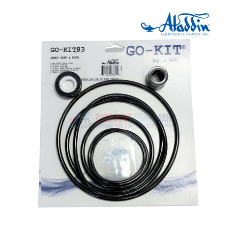 GO-KIT83 | Aladdin Jandy PlusHP PHPF & PHPM O-Ring Repair Kit with durable seals, packaged for pool maintenance by Discount Pool Mart.