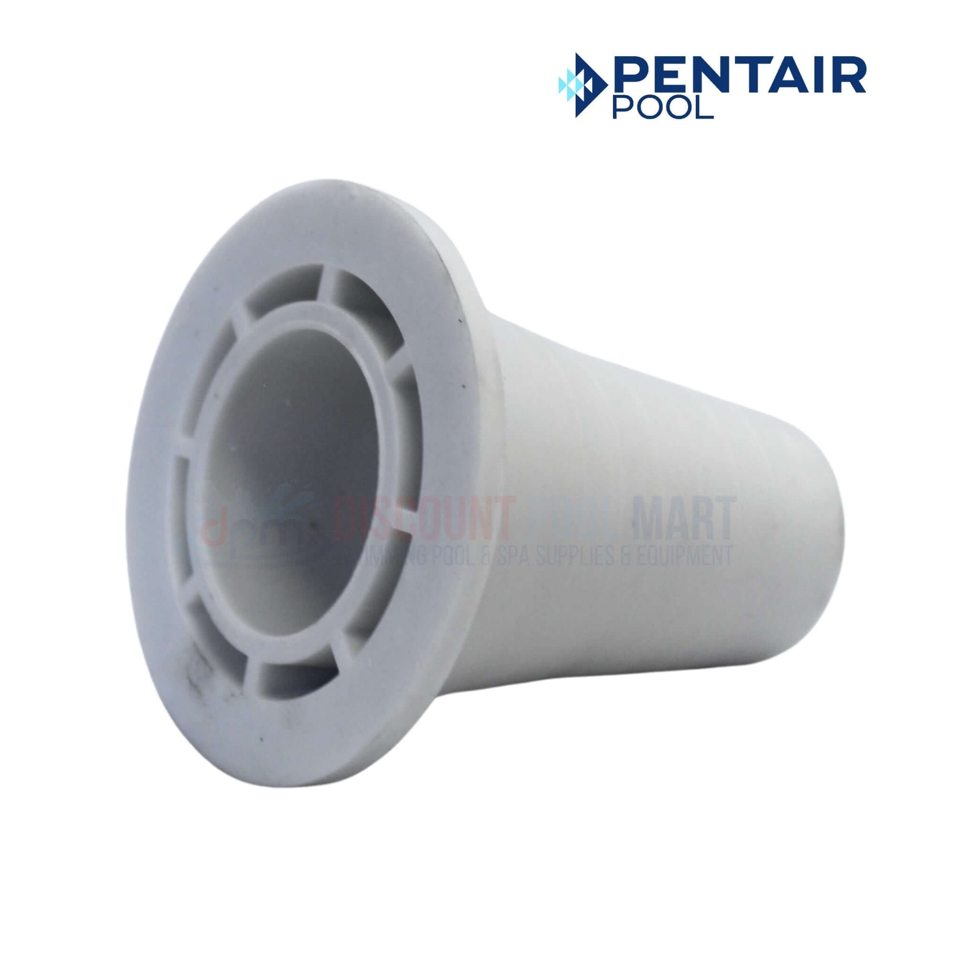 GW9015 | Pentair Cleaner Reducer Cone in white, showing interior design for compatibility with pool cleaners at Discount Pool Mart.