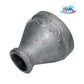 Galvanized Reducer Bushing from Discount Pool Mart DPM, 2" x 3/4" bell-type reducing coupling for fluid systems.