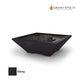 Grand Effects Corinthian Fire Bowl in Ebony, DPM SKU: GFRC-30-EB for outdoor use, modern concrete fire feature.