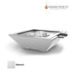 Grand Effects Corinthian Fire & Water Bowl Concrete - 30/36 Inch - DPM SKU - Elegant design for outdoor fire features.