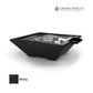 Grand Effects Corinthian Fire & Water Bowl in Ebony from Discount Pool Mart DPM. Stylish 30-inch square bowl for flames & water.