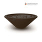 Grand Effects Essex Fire Bowl in Concrete by Discount Pool Mart DPM, minimalist design, SKU: GFRC-31